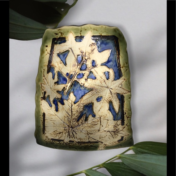 TENMOKU POTTERY Signed Handcrafted Vase - Picture 3 of 9